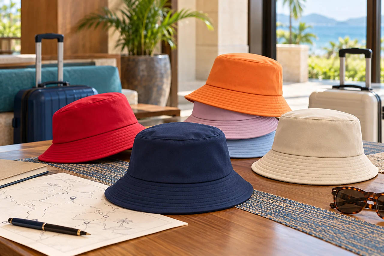 Travel-hat references can support a clear group and route allocation plan.