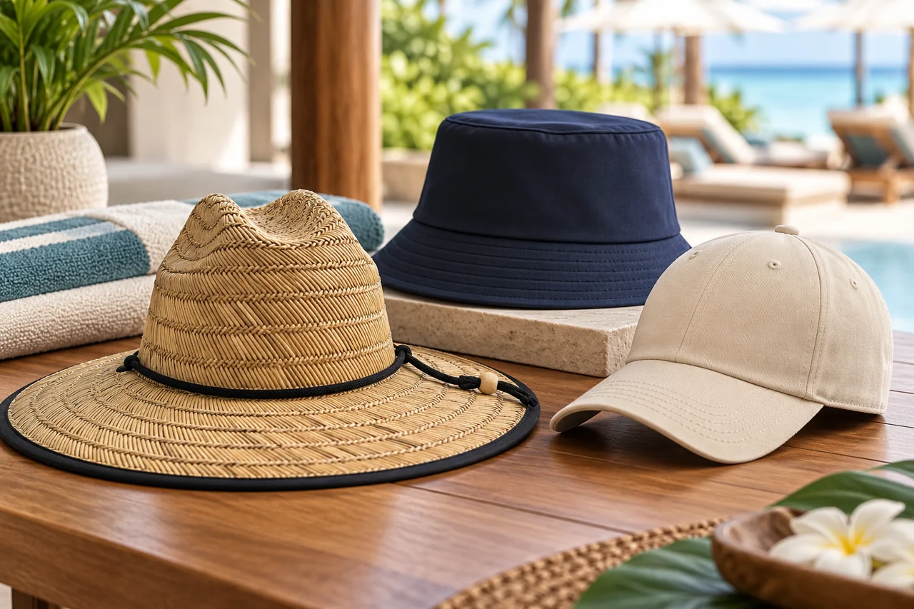 A hospitality service setting helps keep the staff programme distinct from guest retail merchandise.