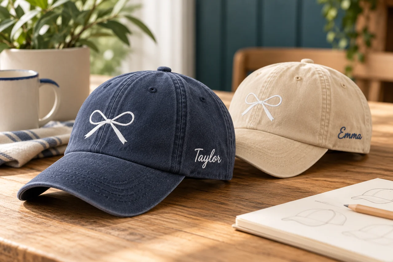 Front and side views help review shared branding alongside individual decoration.