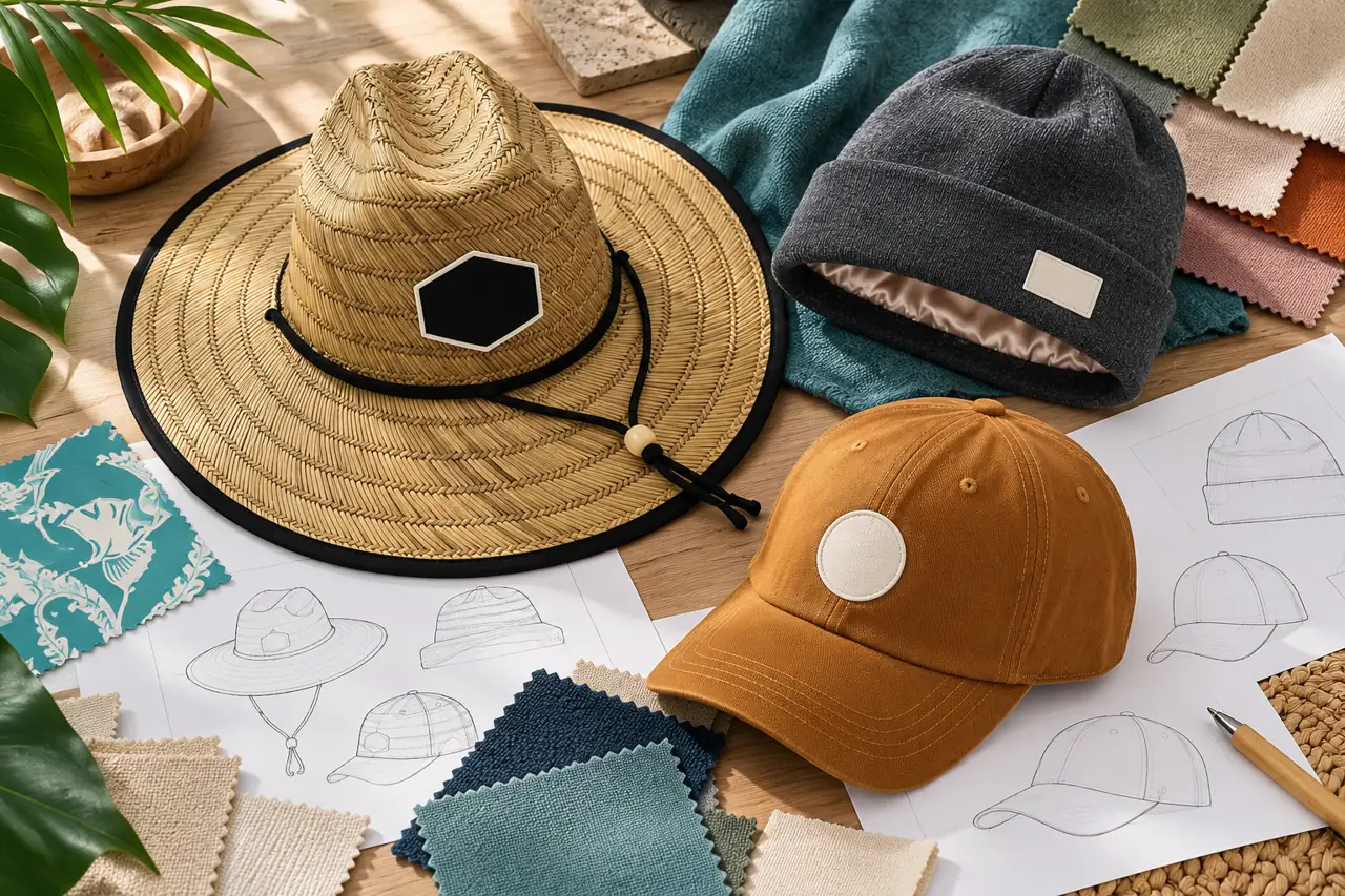 Product and material references help organise seasonal versions.