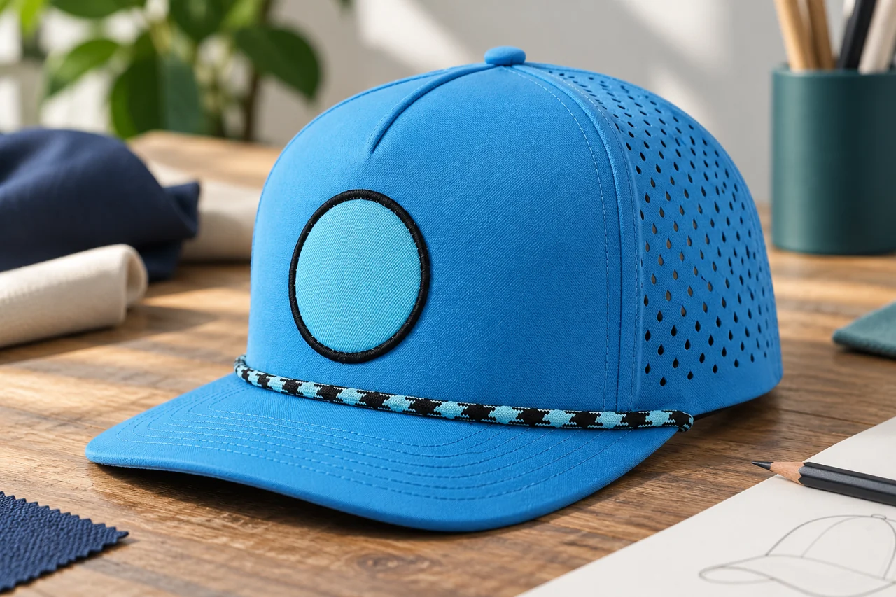 Crown structure and visor stitching help define the cap your team intends to review.