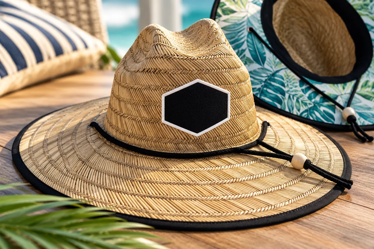 Woven texture and brim-edge construction deserve a close material review.