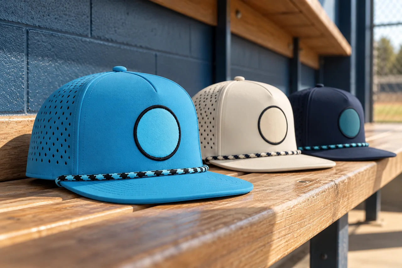 A coordinated cap lineup helps review the club range as related but defined products.
