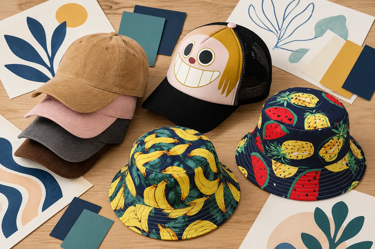 Original artwork sheets and product references help turn the merchandise direction into a reviewable brief.