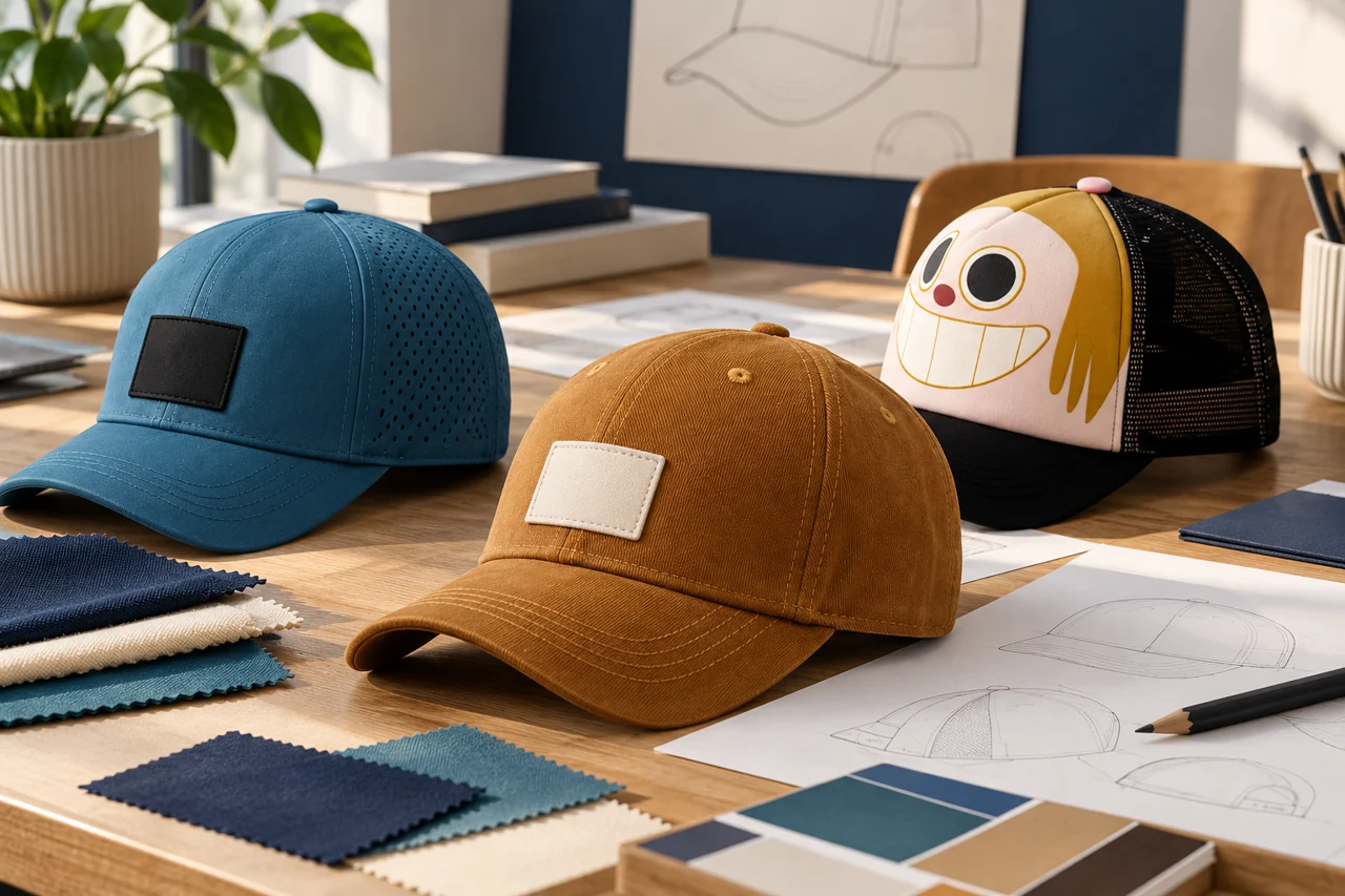 Different cap references can support a focused client presentation and development review.