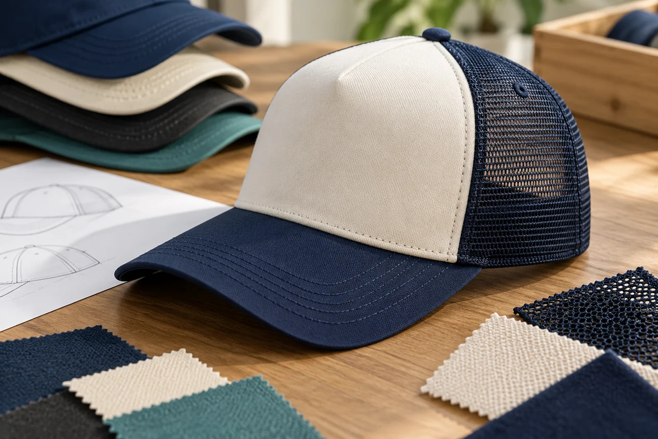 Material, brim and decoration details can define meaningful differences in a hat quotation.