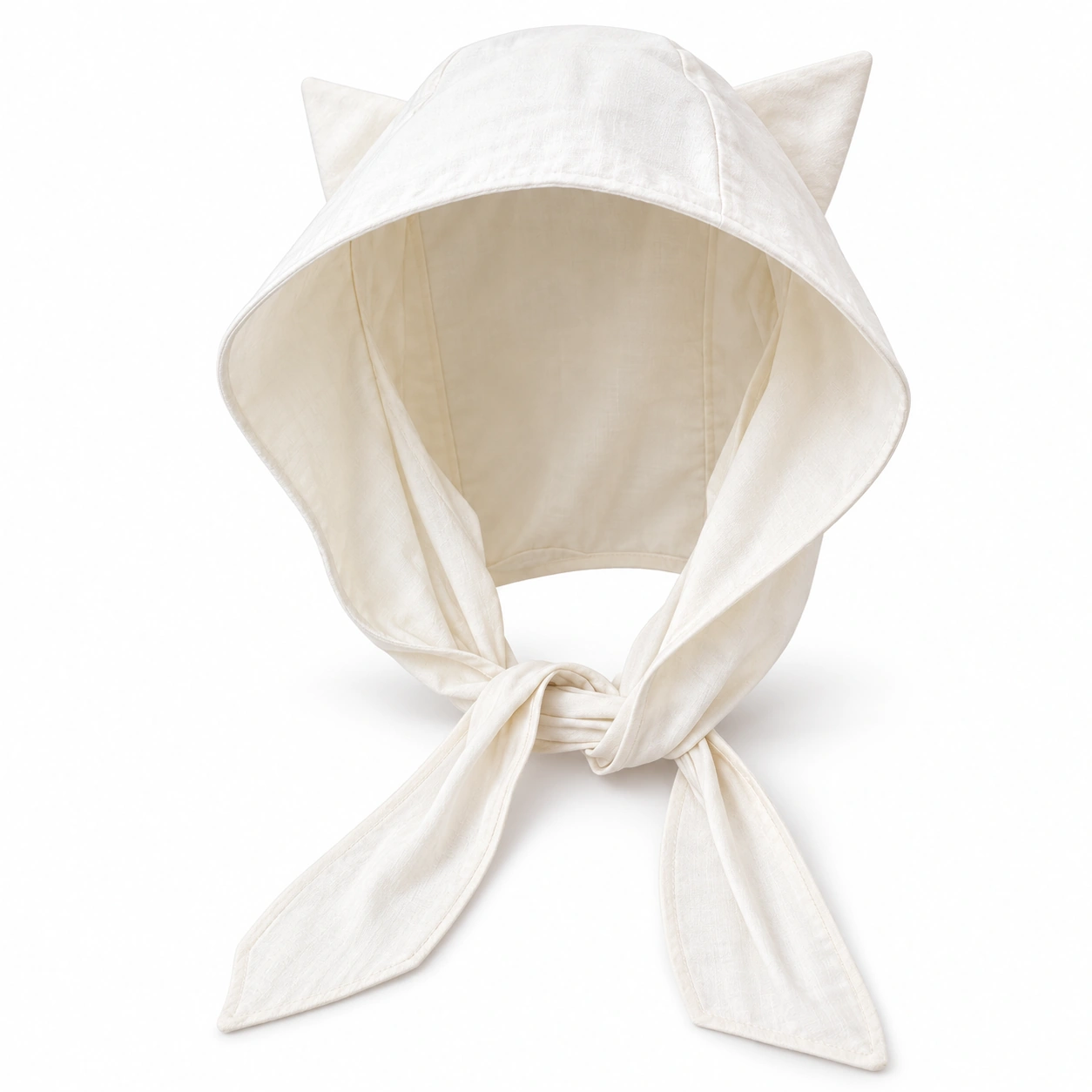 Cute Cat Ears Bucket Hat Quick-Drying Straps Thin Ear Protection Unisex Travel Fishing Fishermen Sun Protective Casual Wear 100%