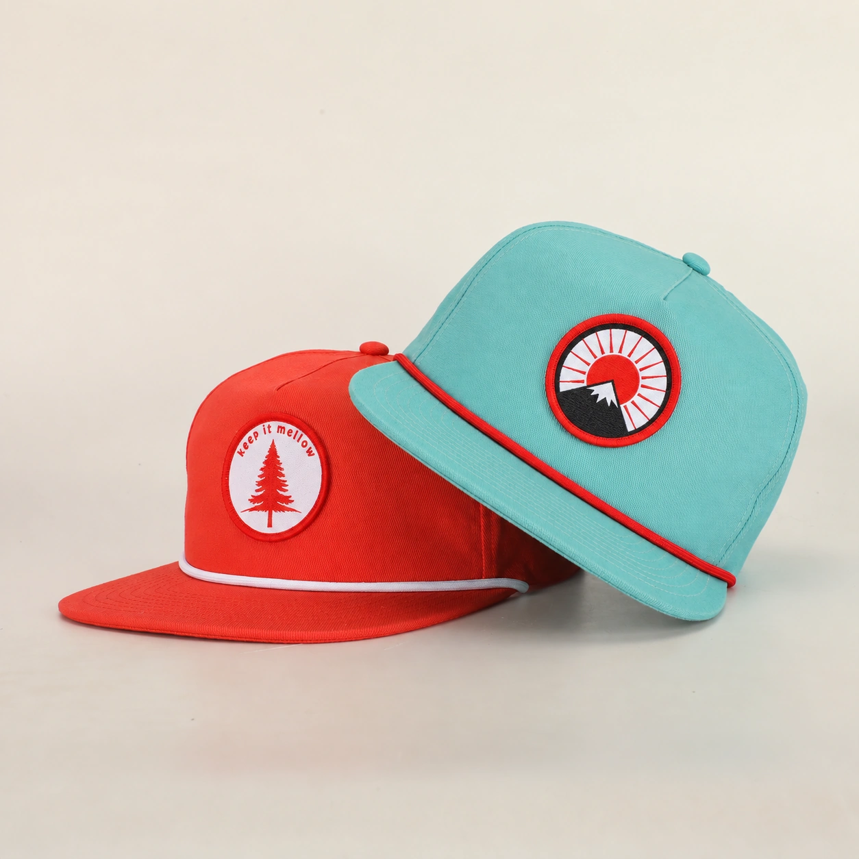 Wholesale Custom High Quality 5 Panel Flat Brim Hip Hop Snapback Cap Unisex Cotton Nylon Gorras Woven Patch Logo Outdoor Sports